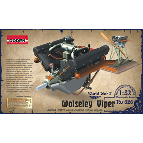 Wolseley W4A Viper Engine