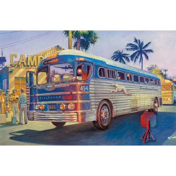Silverside Bus PD-3701 Greyhound 1947