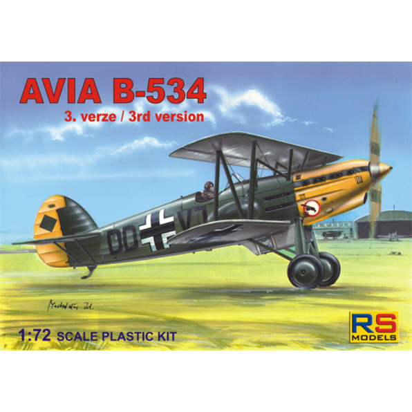 Avia B-534 III.version (6 decal v. for Czech, Luftwaffe, Slovakia