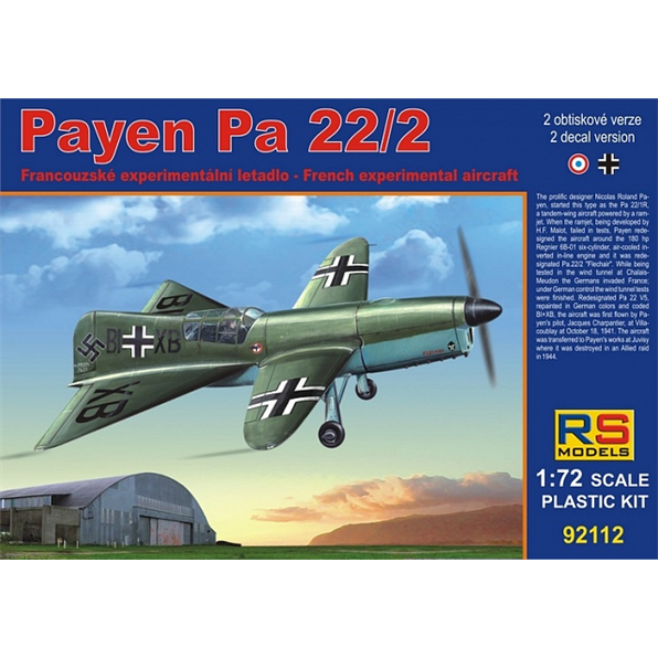 Payen Pa.22 (2 decal v. for Luftwaffe, France)