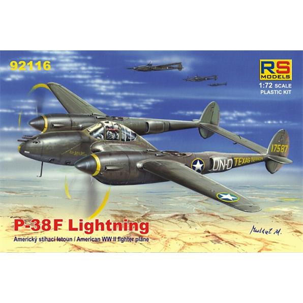 P-38 F Lightning (5 decal v. for USA)