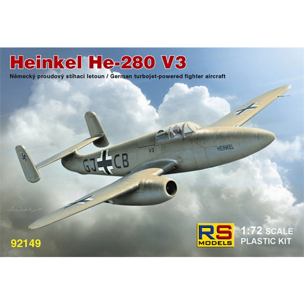 Heinkel He-280 with HeS Engine (3 decal v. for Luftwaffe)