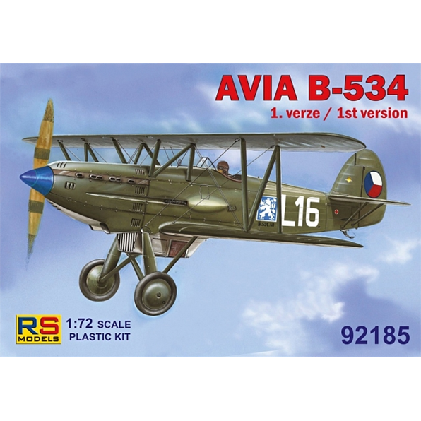 Avia B-534 I.version (4 decal v. for Czech, Luftwaffe)