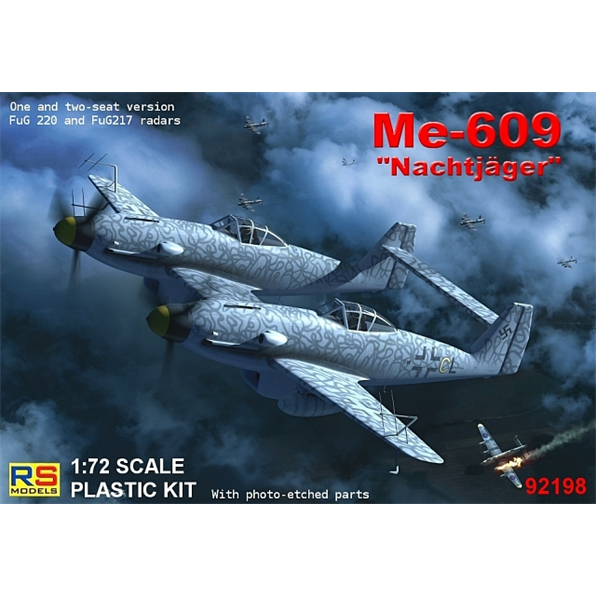 Me-609 'Nightfighter' (3 decal v. for Luftwaffe)