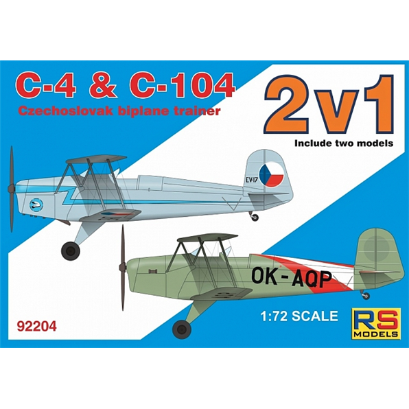 C4 + C104 Double Kit (2 decal v. for Czechoslovakia)