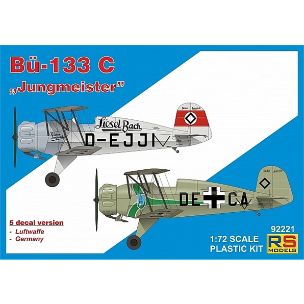 Bucker 133 C 'Jungmeister' (5 decal v. for Luftwaffe, Germany)
