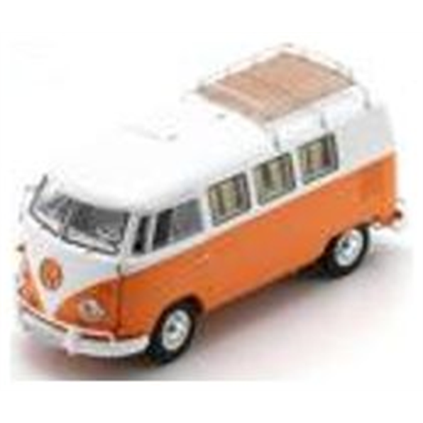 VW T1 Camping Bus Orange/White