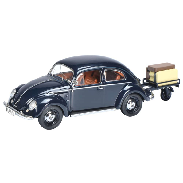 VW Beetlewith trailer - Dark Blue