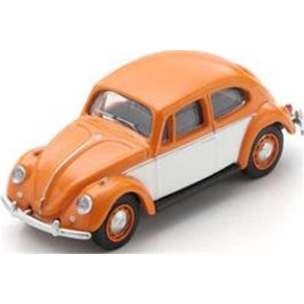 VW Beetle 2-Tone Orange/White
