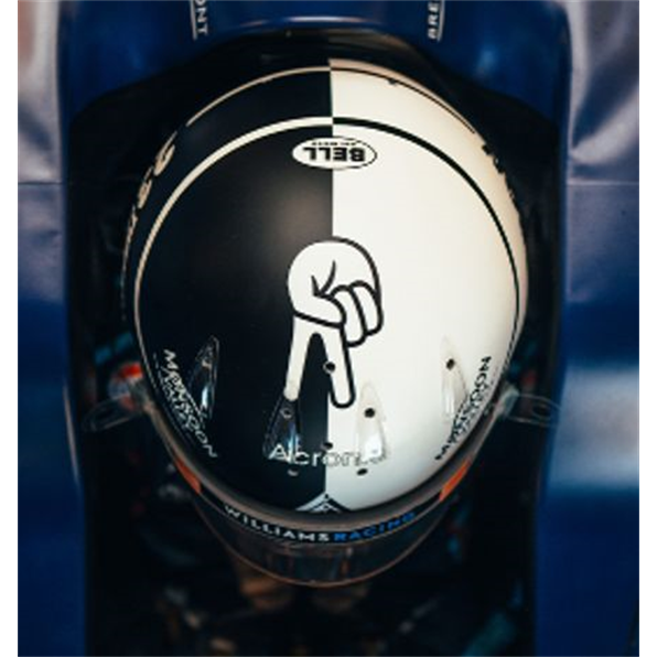 Alexander Albon Williams Racing British GP 2023 Helmet