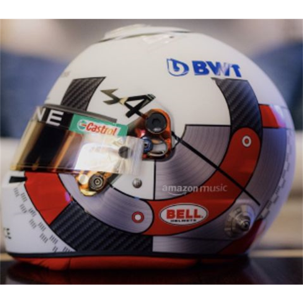 Esteban Ocon BWT Alpine F1 Team Belgian GP 2023 Helmet