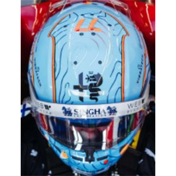 Valtteri Bottas Alfa Romeo F1 Team Stake Belgian GP 2023 Helmet