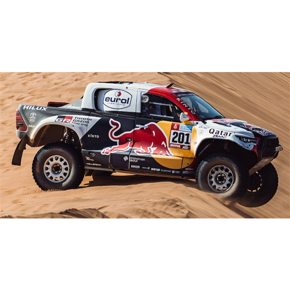 Toyota Hilux #201 Winner Dakar 2022 Al-Attiyah Mathieu Baumel
