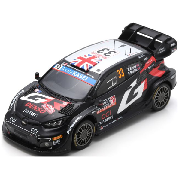 Toyota GR Yaris Rally1 Hybrid #33 WRT 3rd Rally Monte Carlo 2024 Evans/Martin