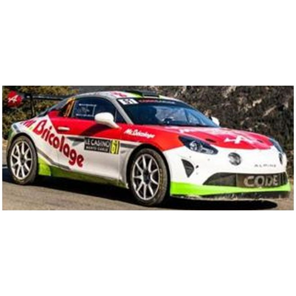 Alpine A110 Rally RGT #61 Code Racing Dev 1st RGT Monte Carlo 2024 Baffoun/Dupuy