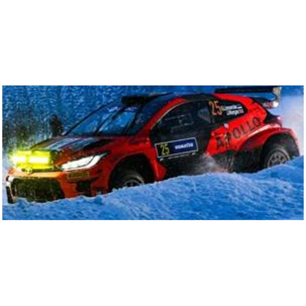Toyota GR Yaris Rally 2 #25 Red Grey Team 3rd RC2 Rally Sweden 2024 Linnamae/Morgan