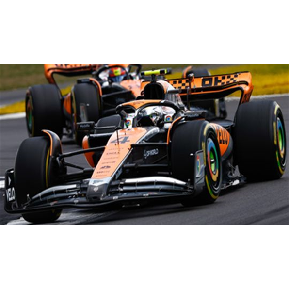 McLaren MCL60 #4 2nd British GP 2023 Lando Norris w/Pit Board