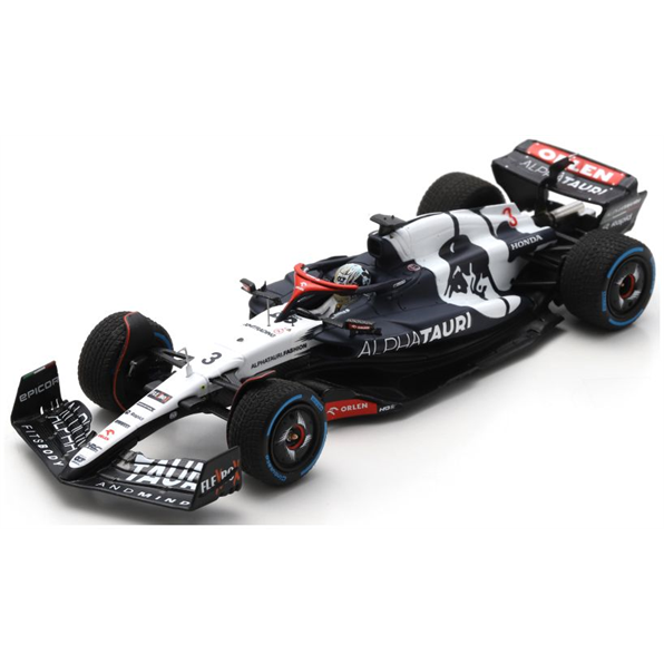 AlphaTauri AT04 #3 Scuderia 10th Belgian GP 2023 Sprint Race w/Wet Tyres Ricciardo