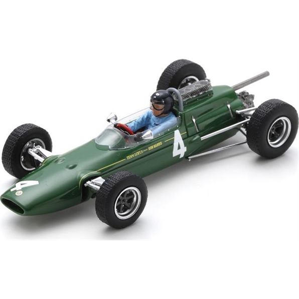 Lotus 35 #4 Vainqueur GP Pau F2 1965 Jim Clark (Limited 500)