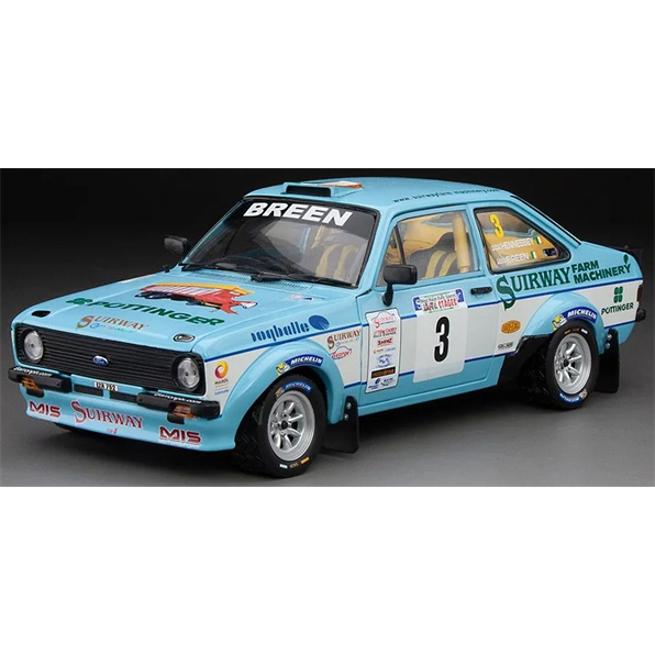 Ford Escort RS1800 #3 C. Breen/V.Hennessey Winner West Wales Rally Spares Jaffa Stage