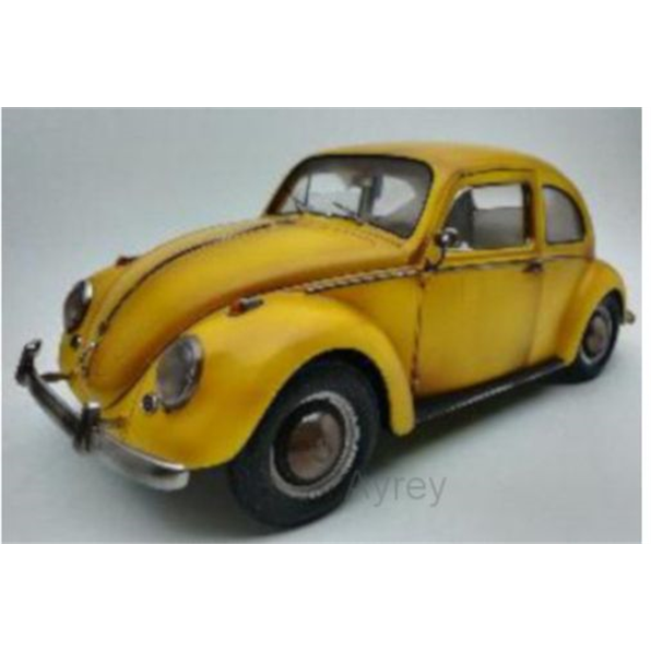 VW Beetle Salon Yellow Old Effect 1961