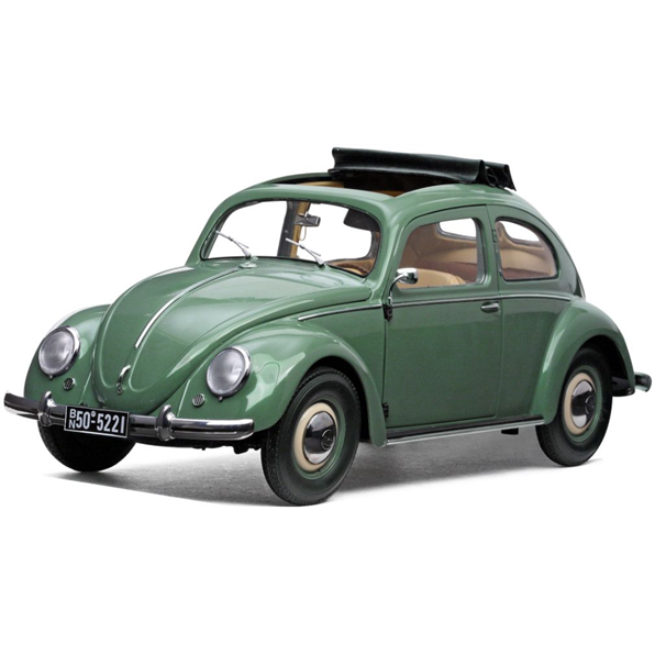 VW Beetle Saloon 1950 Opening Roof Pastel Green (Limited Edition 1500pcs)