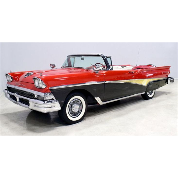 Ford Fairlane 500 Convertible Red/Black 1958