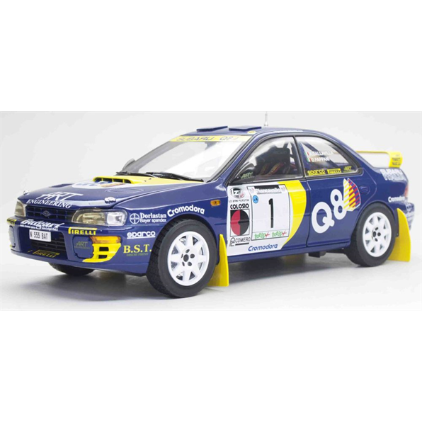 Subaru Impreza 555 #1 Andrea/Danilo Winner Rallye Piancavallo 1998