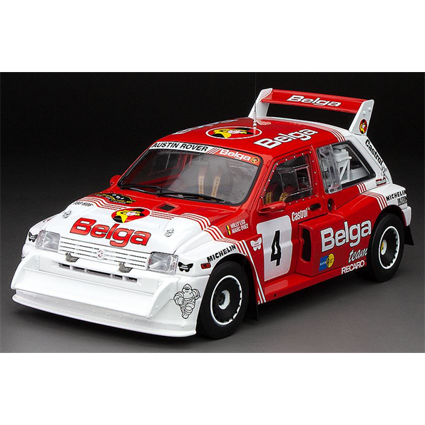 MG Metro 6R4 #4 M.Duez/W.Lux 2nd Lotto Bianchi Rally 1986 Limited Edition 999pcs