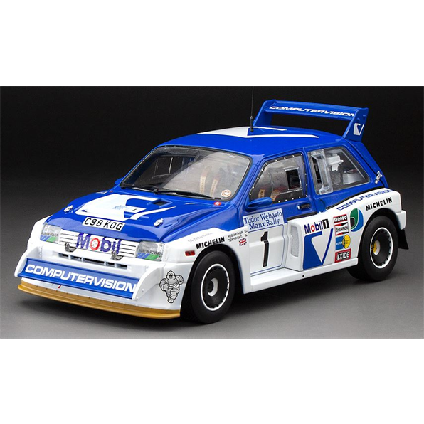MG Metro 6R4 #1 T.Pond/R.Arthur Winner Manx International Rally 1986 (999pcs)