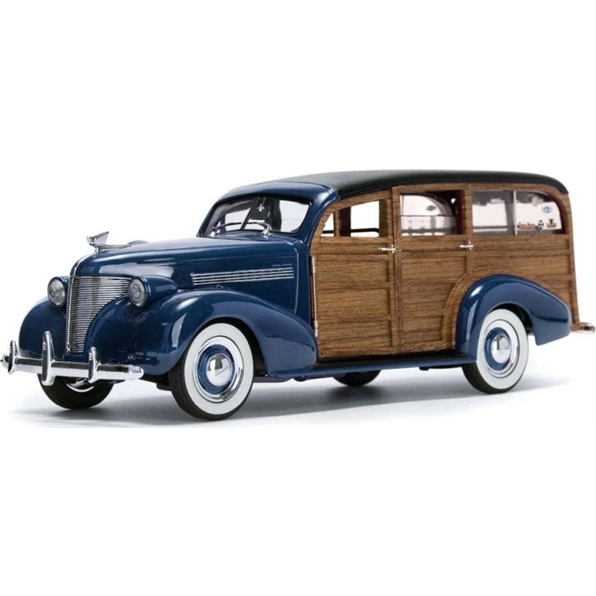 Chevrolet Woody Surf Wagon 1939 Blue Regancy