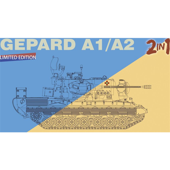 German Flakpanzer 1 Gepard A1/A2 SPAAG 2-in-1