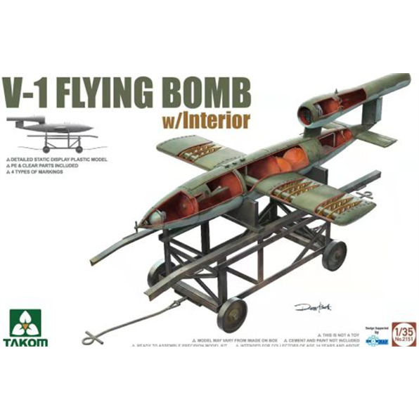 V-1 Flying Bomb w/Interior