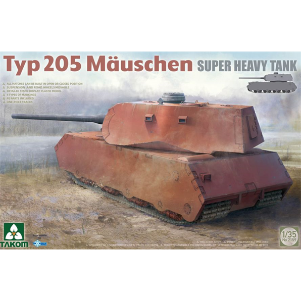 German Typ 205 Mauschen Concept Super Heavy Tank