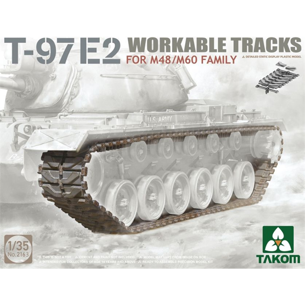 US T-97E2 Workable Tracks for M48/M60 Family