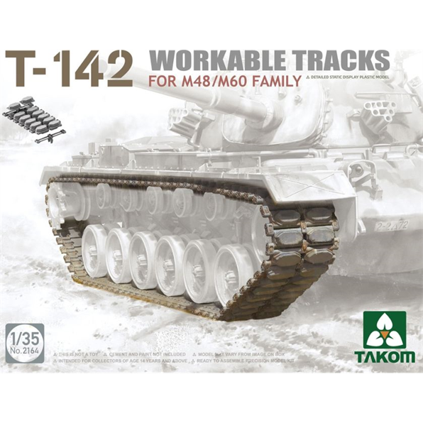 US T-142 Workable Tracks for M48/M60 Family