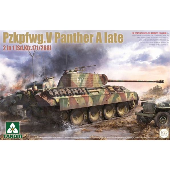 PzKpfw V Panther A Late SdKfz 171/268 (2 in 1) German WWII