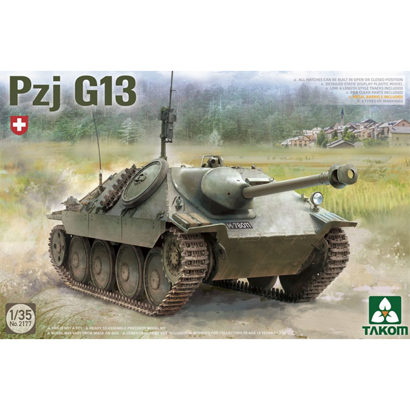 Swiss Panzerjager G 13 ca.1946-72