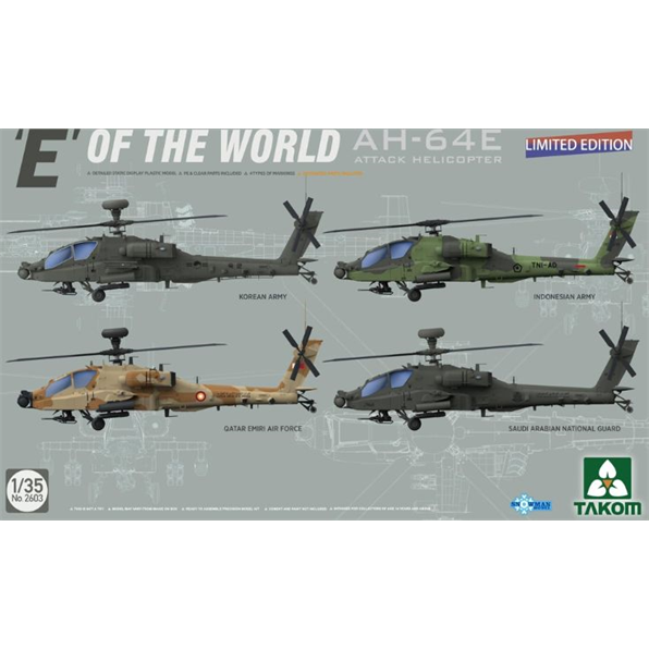 E of the World AH-64E Attack Helicopter