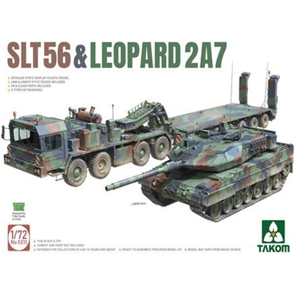 Faun SLT-56 Franziska and Leopard 2A7