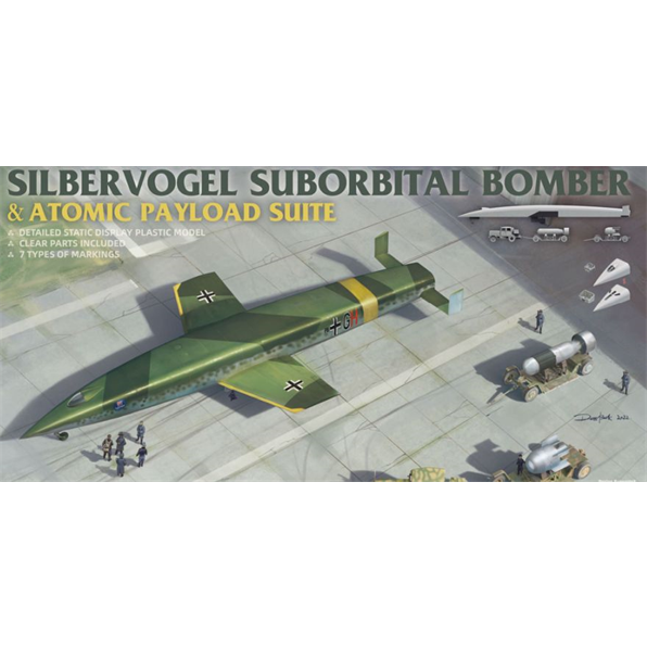 German Silbervogel Suborbital Bomber and Atomic Payload Suite