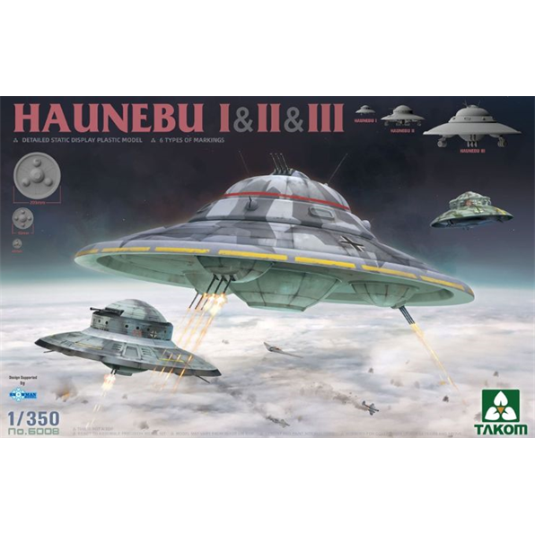 German Haunebu I, II and III Flying Saucers