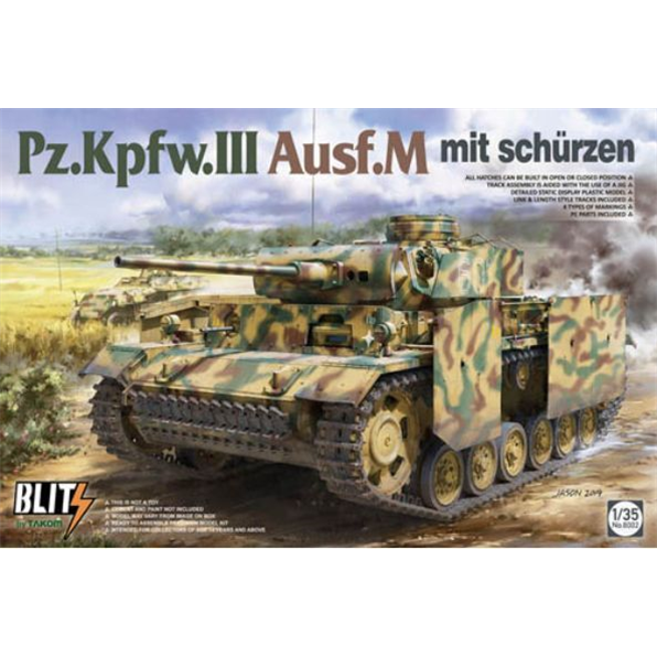 PzKpfw III Ausf M w/Schurzen Blitz