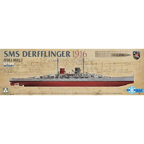 SMS Derfflinger 1916 (Full Hull)