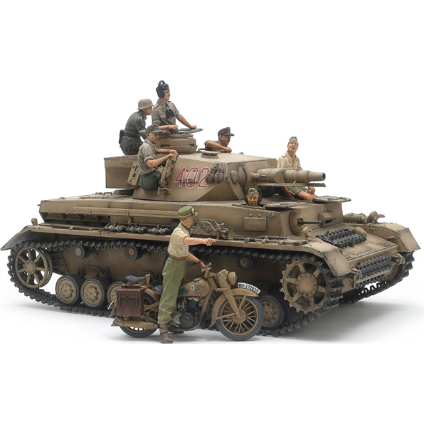 Panzerkampfwagen IV Ausf.F and Motorcycle Set 'North Africa'