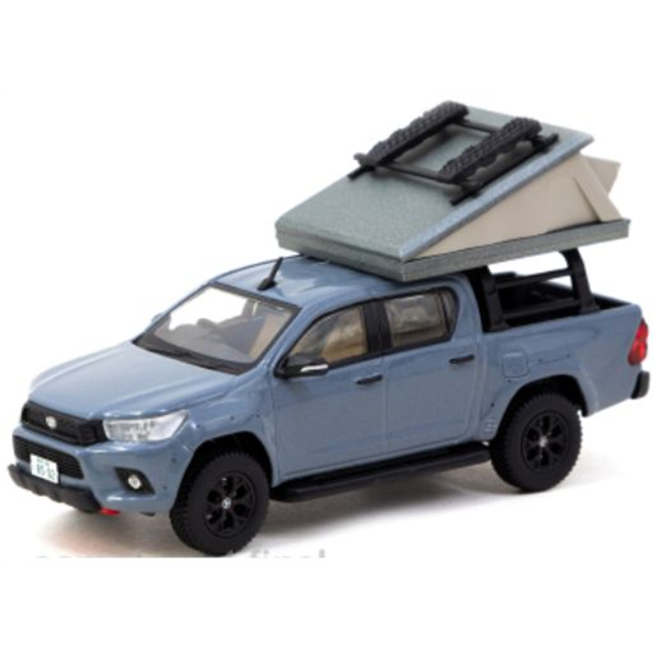 Toyota Hilux Grey w/Roof Tent