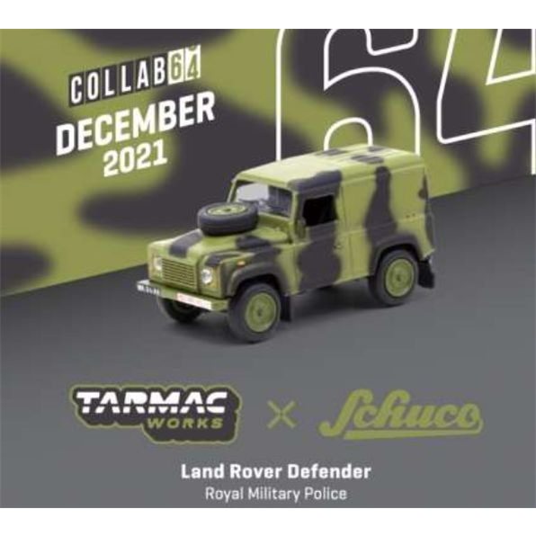 Land Rover Defender Royal Military Police Camouflage (Schuco Box)
