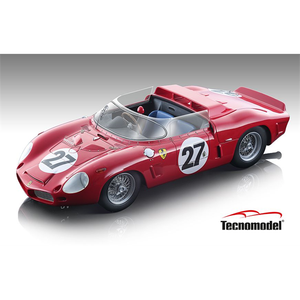 Ferrari Dino 268 SP Le Mans 24h 1962 #27 G. Baghetti/L. Scarfiotti