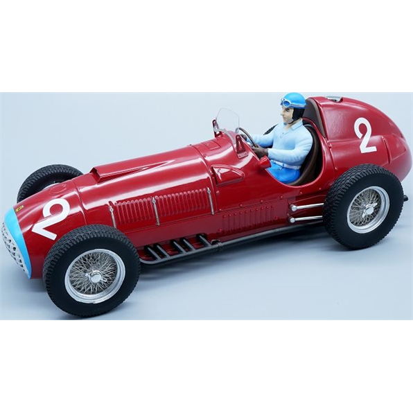 Ferrari 375 F1 Winner Italy GP 1951 #2 Alberto Ascari w/Driver Figure
