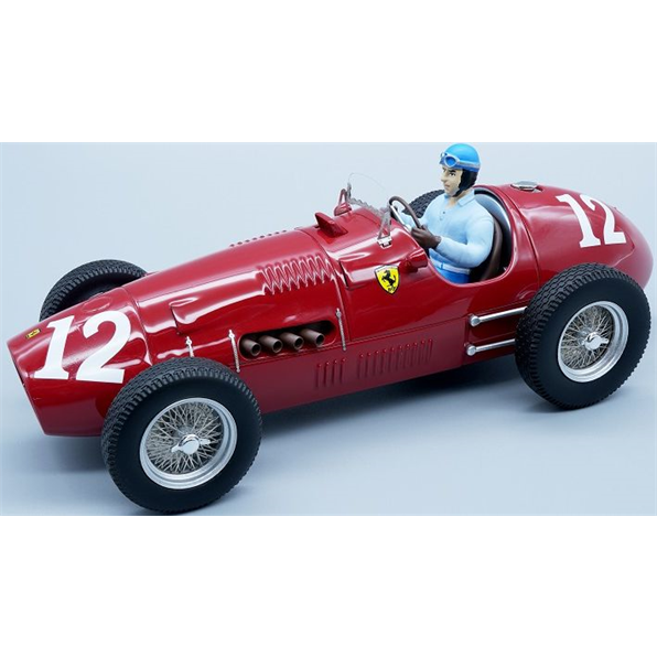 Ferrari 500 F2 Winner GP Monza 1952 #12 Alberto Ascari w/Driver Figure